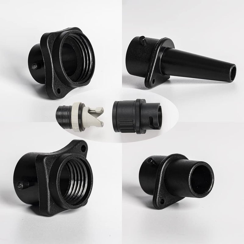 HEYTUR Inflatable Boat SUP Pump Adaptor Standard Schrader Conventional Air Pump Air Valve Adapter Spoke Plate Attachment (Multi) - Image 2